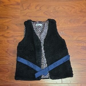 H&M Black and Pink Heart Patterned Garment